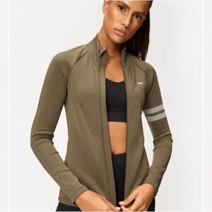 STRONGER Swedish Green Women's Zip Up Jacket M